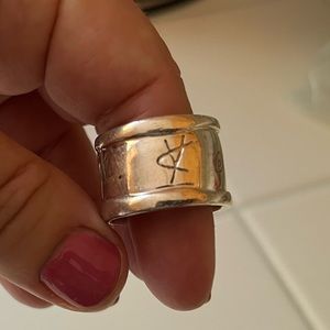 Sterling Silver ring. Hear My Soul Speak. Size 9